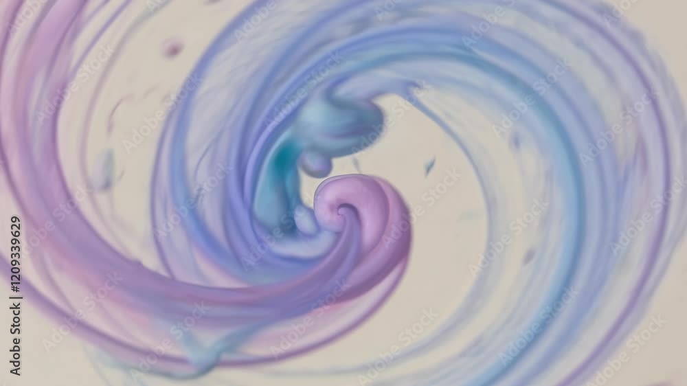 Poster colorful swirls of paint merge in an artistic display of creativity and movement