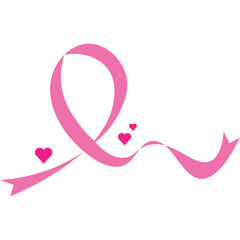 Breast Cancer Awareness Pink Ribbon
