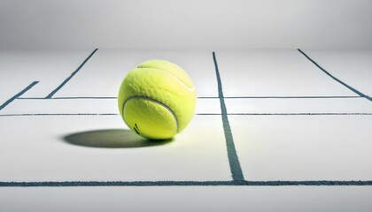 Green Tennis Ball for Tennis Day