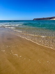 Clear water on the beach