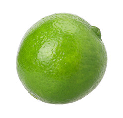 Natural fresh lime isolated, transparent PNG, PNG format
