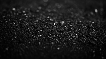 Black and White Water Droplets