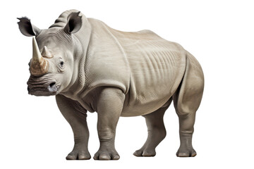 Obraz premium rhino isolated on white or transparent png