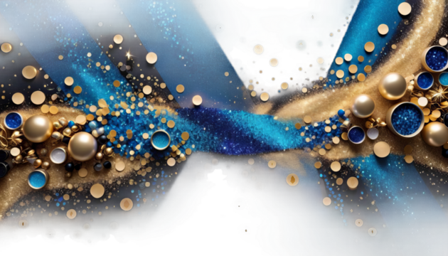 black banner blue lights abstract glitter background gold focused bling blurred blurry bokeh bright christmas cosmic dark design diamond disco dust effect exciting