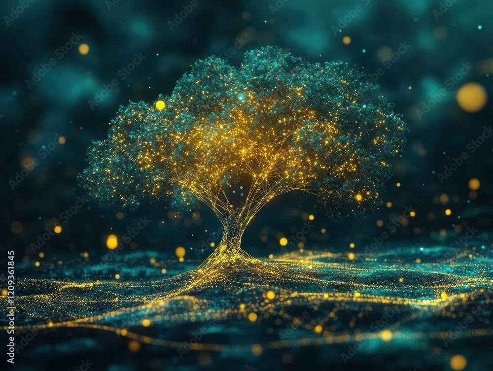 Poster the digital tree of knowledge: a visual representation of the interconnectedness of information