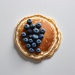 Pancakes with Blueberries