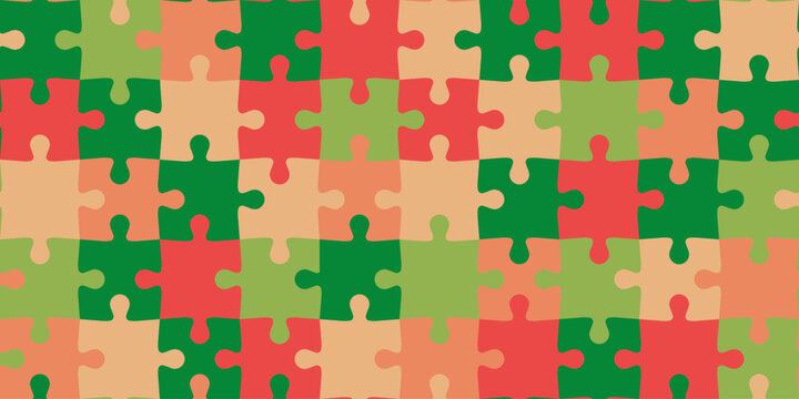 Jigsaw puzzle game seamless background