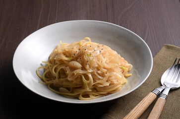 玉ねぎのスパゲティー