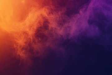 Orange and Purple Smoke Abstract Background