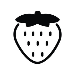 Strawberry Vector Illustration: High-Quality Fruit Design