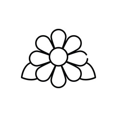 Flower vector icon