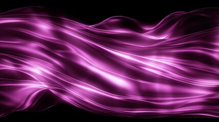 Naklejka premium Abstract Purple Silk Waves: A Digital Art Piece