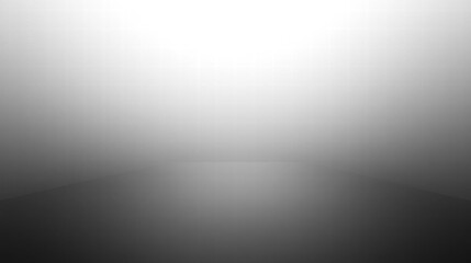 Naklejka premium Abstract White to Black Gradient Background - Minimalist Design Element