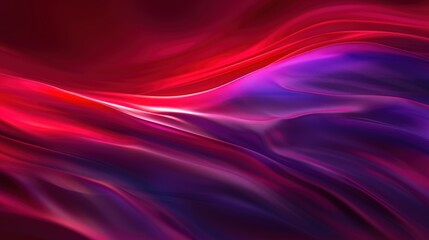 Obraz premium Abstract Red and Purple Swirls: A Digital Painting of Flowing Hues