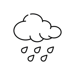 Rain vector icon