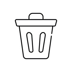 Compost bin vector icon
