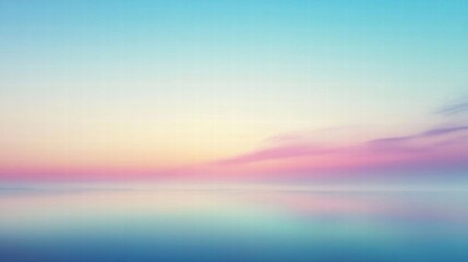 Serene Sunset Reflection: A Pastel Symphony of Calm and Tranquility