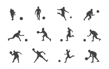 Kickball player silhouette, Kickball player svg, Kickball player clipart, Kickball sports player silhouette.
