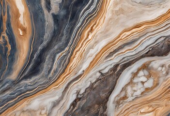 Obraz premium Abstract Marble Texture: A captivating blend of earthy tones and flowing patterns creates a mesmerizing abstract marble texture. Shades of gray, brown, and beige swirl and interweave.