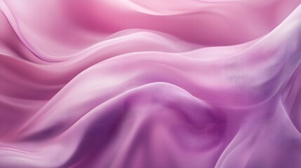 Fototapeta premium Soft Pink Fabric Drapery with Gentle Waves and Flowing Textures