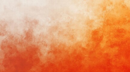 Orange and White Watercolor Background Texture