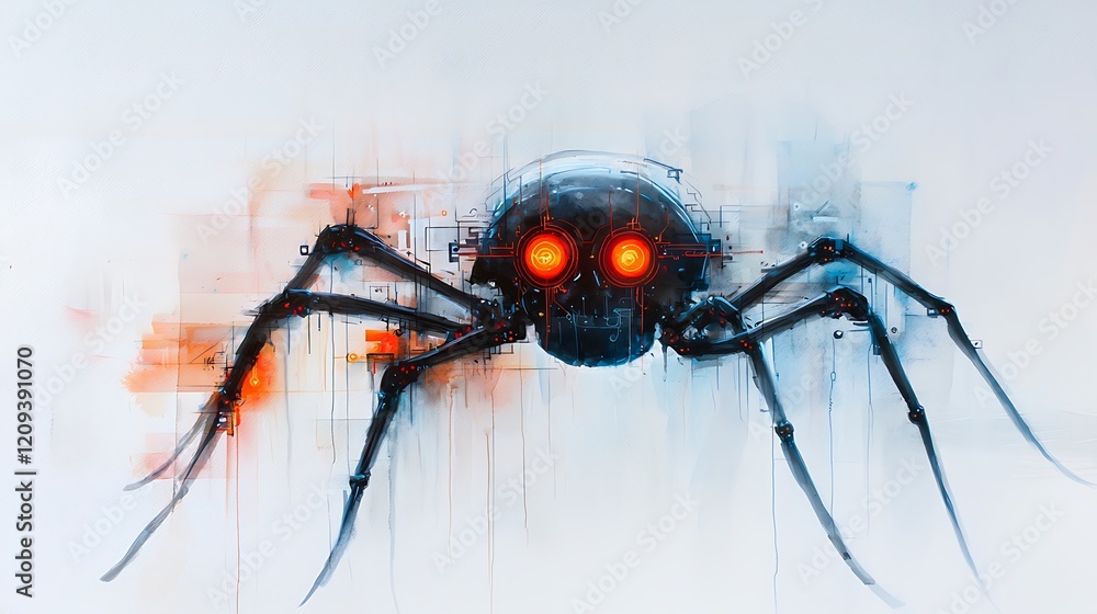Poster artificial intelligence detecting and preventing cyber threats
