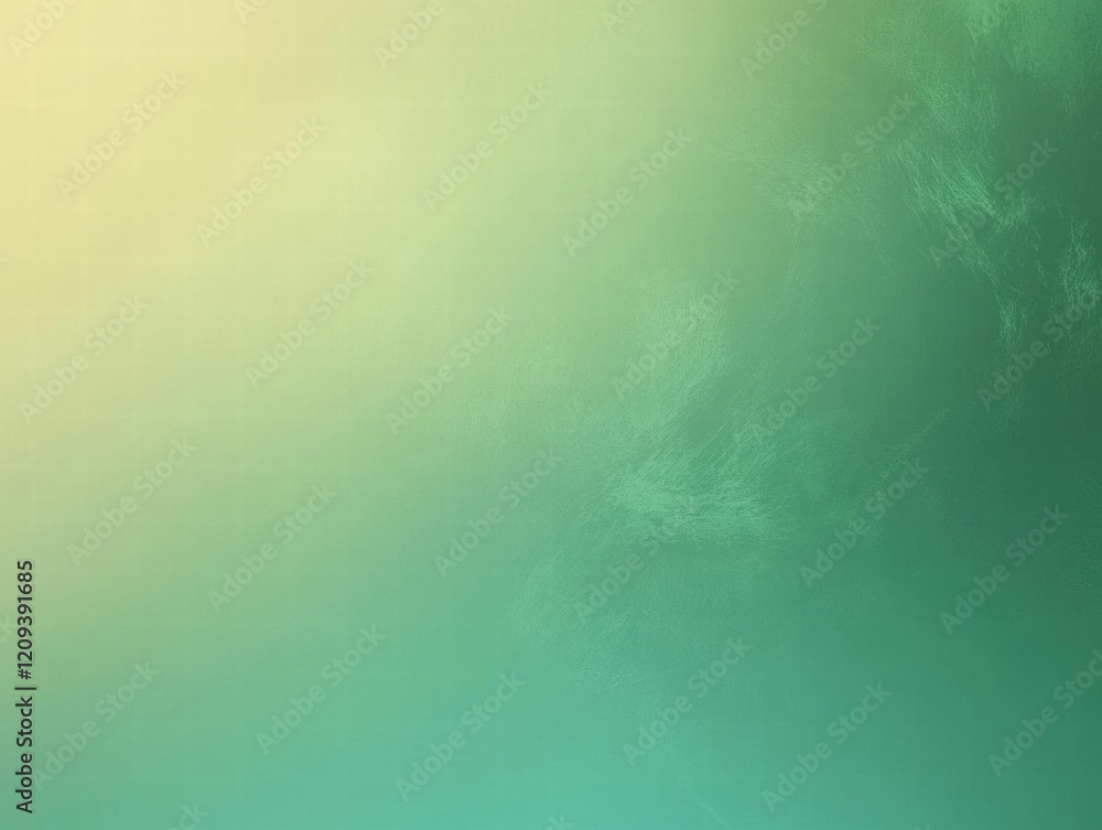 Poster abstract green and yellow gradient background with subtle texture