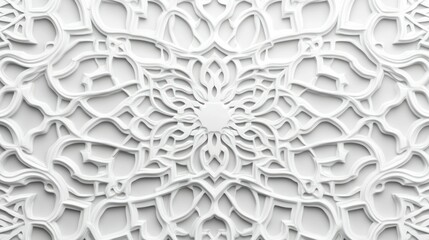 Fototapeta premium Grayish white arabic shadow,