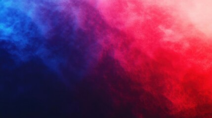 Obraz premium Abstract Red and Blue Powder Explosion Background