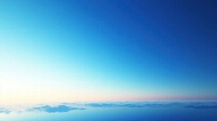 Obraz premium Above the Clouds: A Serene Sky