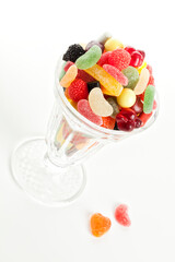 Bowl of assorted candy