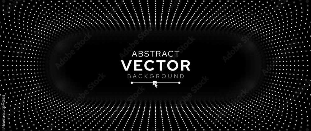 Poster White Grid Tunnel. Grid Frame Retrowave Party Flyer Background. Round Tunnel Mesh Backdrop. Abstract Digital Background. Vintage Computer Virtual Reality VR Tunnel Tech Vector Illustration.