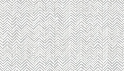Visually Striking Gray and White Herringbone Chevron Pattern on White Background