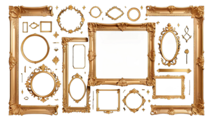 transform banner collection gold r frames label decorative background designs frame border transparent pattern vintage card photo design paper blank stamp template pink