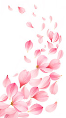 Naklejka premium pink rose petals