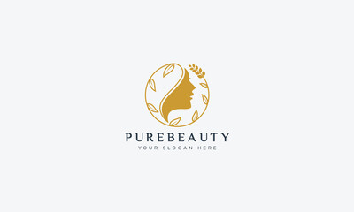 Fashion and beauty logo design  vector template