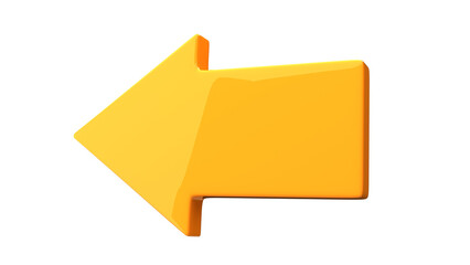 Left Arrow 3D Icon