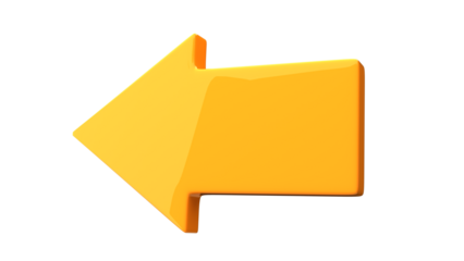 Left Arrow 3D Icon