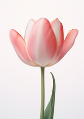 Fototapeta premium Elegant pink tulip flower bloom