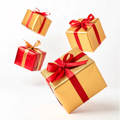 Obraz premium red gift box