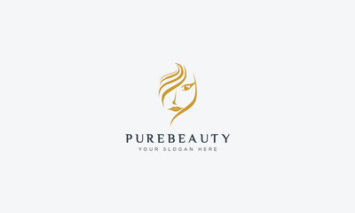 Fashion and beauty logo design  vector template