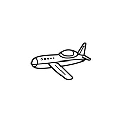 Simple Airplane Drawing Airplane Clipart Vector Illustration