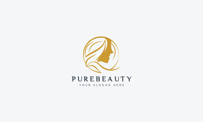 Fashion and beauty logo design  vector template