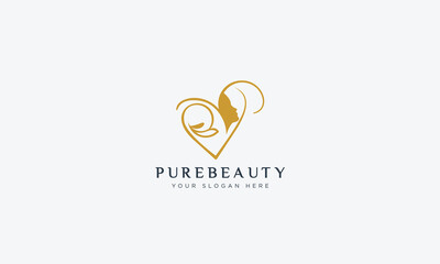 Fashion and beauty logo design  vector template