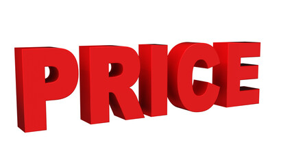 price 3d text