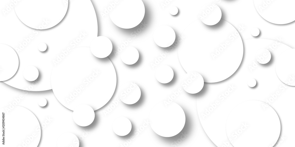 Poster abstract white circle shape geometric line background. white abstract modern background. abstract wh