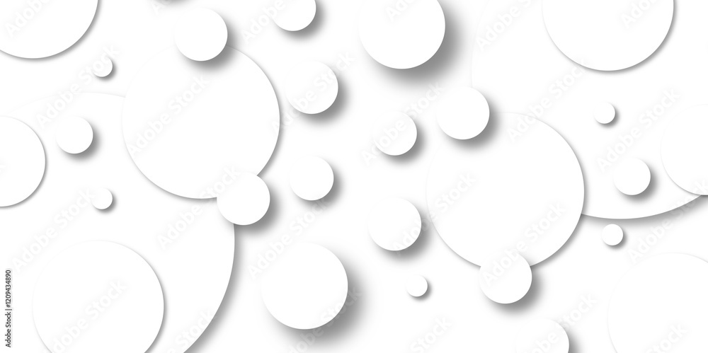 Poster abstract white circle shape geometric line background. white abstract modern background. abstract wh