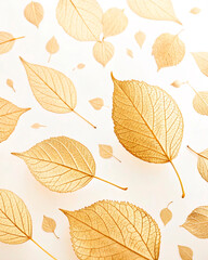 Obraz premium autumn leaves seamless pattern