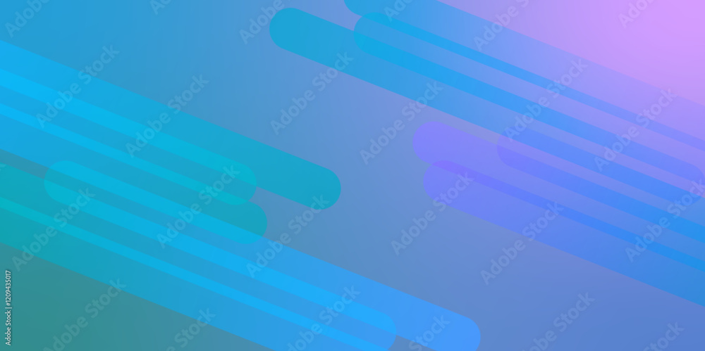 Poster horizontal speed lines with blue background. abstract technology geometric communication concept vec