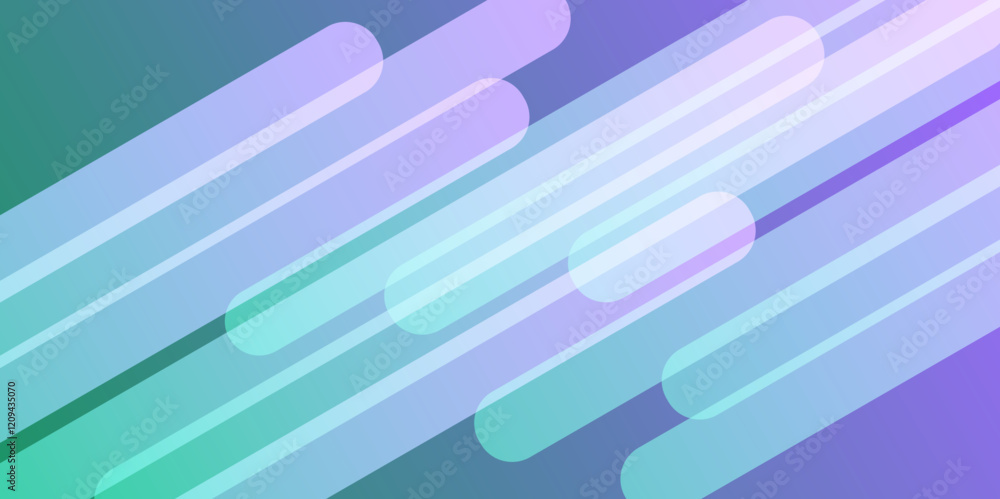 Poster horizontal speed lines with blue background. abstract technology geometric communication concept vec